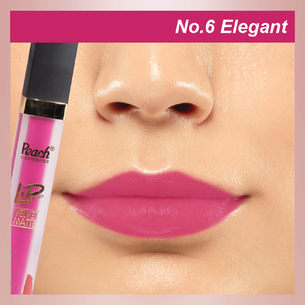 Peach Lip Cream Velvet Matte No.06