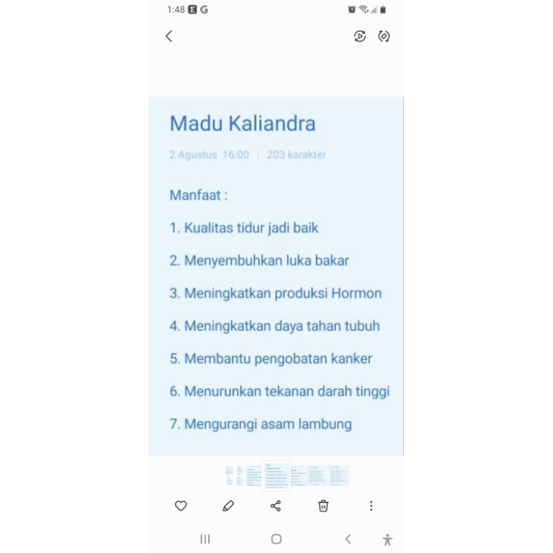 

Madu KALIANDRA