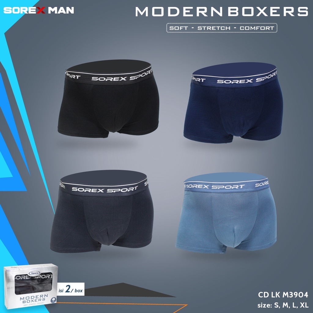 Sorex Man Dewasa - CD Boxer Sport Pria M3904 - Super Soft