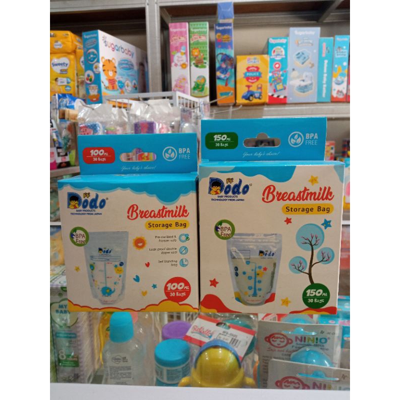Dodo BreastMilk Storage Bag / Dodo Kantong Asi 100ml & 150ml