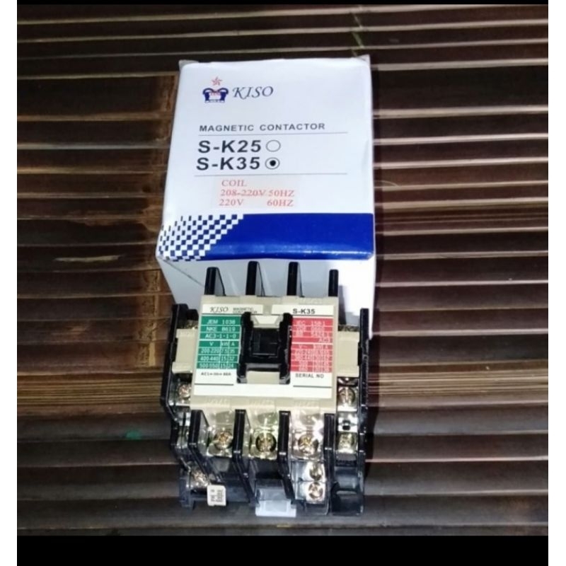kontaktor listrik SK 35 kiso 60 a kontaktor magnet listrik