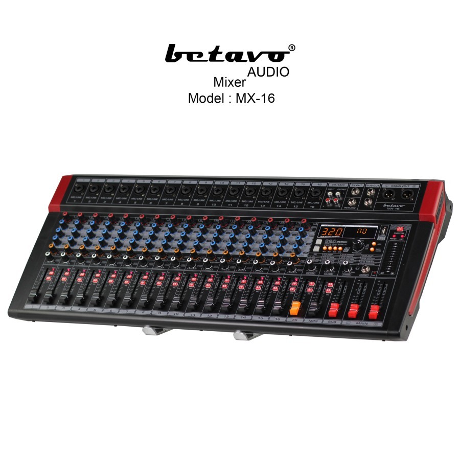 MIXER AUDIO BETAVO MX 16 PROFESSIONAL MIXER AUDIO 16 CHANNEL