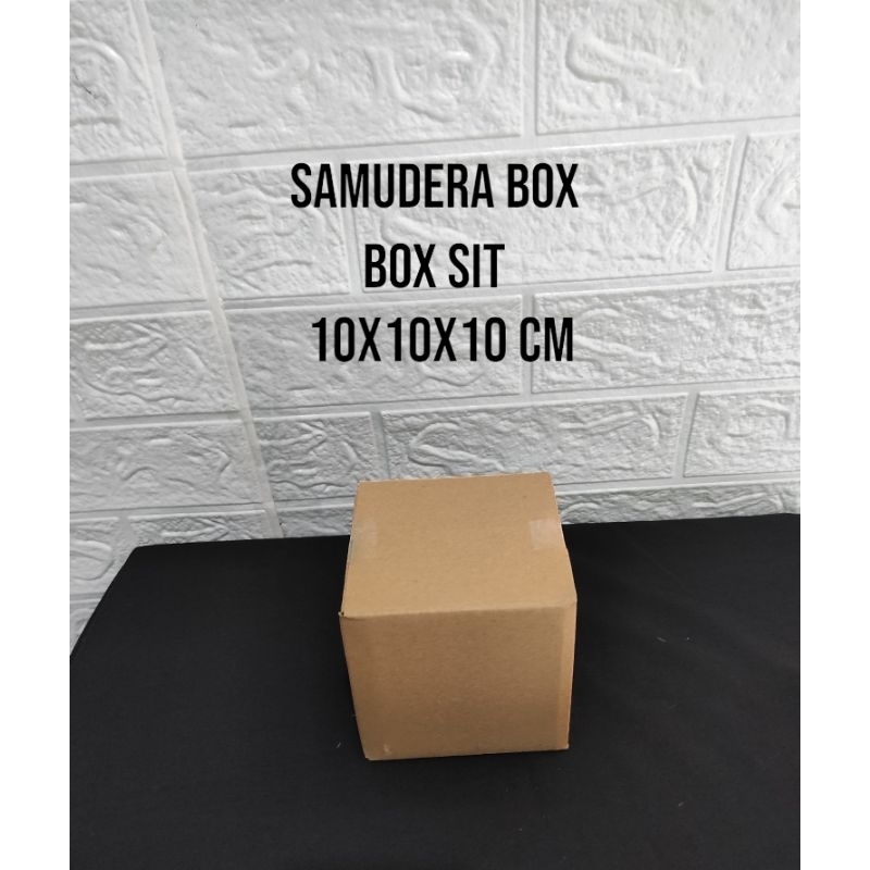 

kardus karton box uk.10x10x10 cm ST sheet singgle wall polos