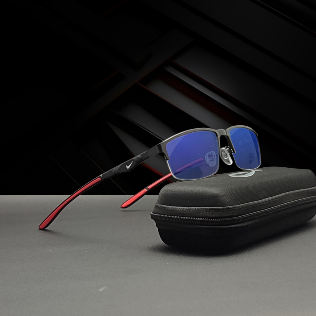 KACAMATA FRAME NIKE 7603 MINUS/PLUS PHOTOCROMIC BLUERAY BLUECROMIC PROGRESIF PRIA/WANITA