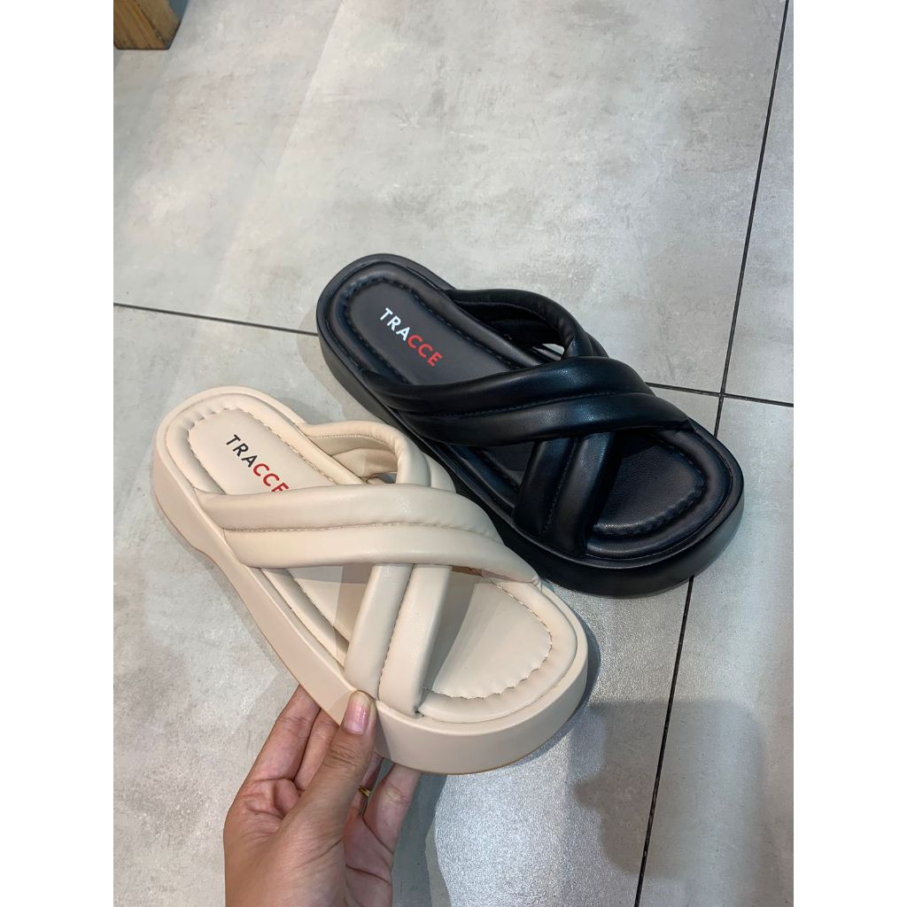 Sandal sendal Wanita perempuan slop Tracce seri KALYNA 100% ORIGINAL SALE