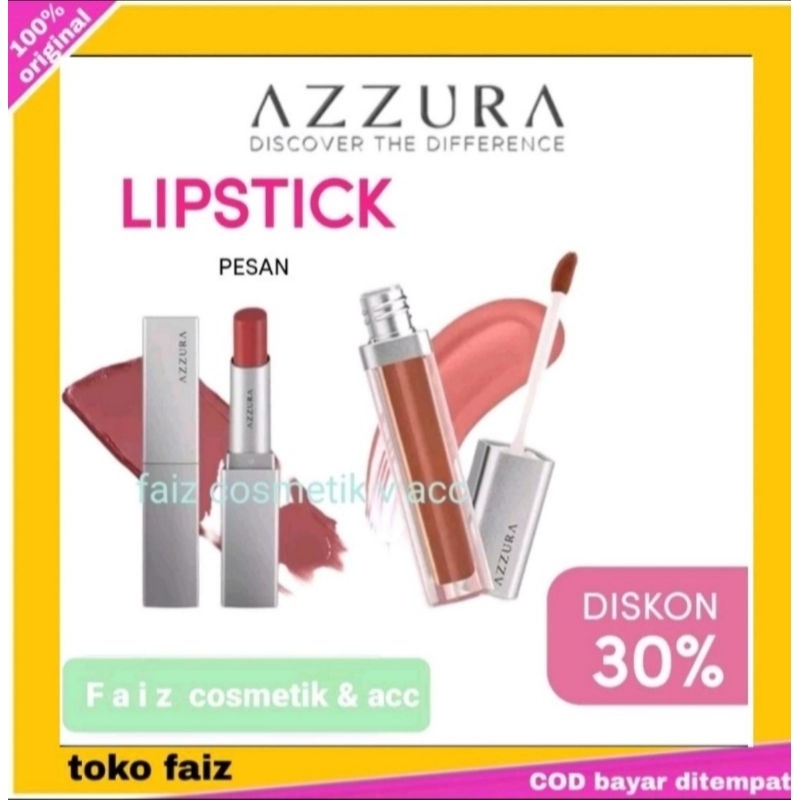 AZZURA Matte Lip Cream Tahan 12 Jam / Lip Cream Azzura BPOM ORI 100%