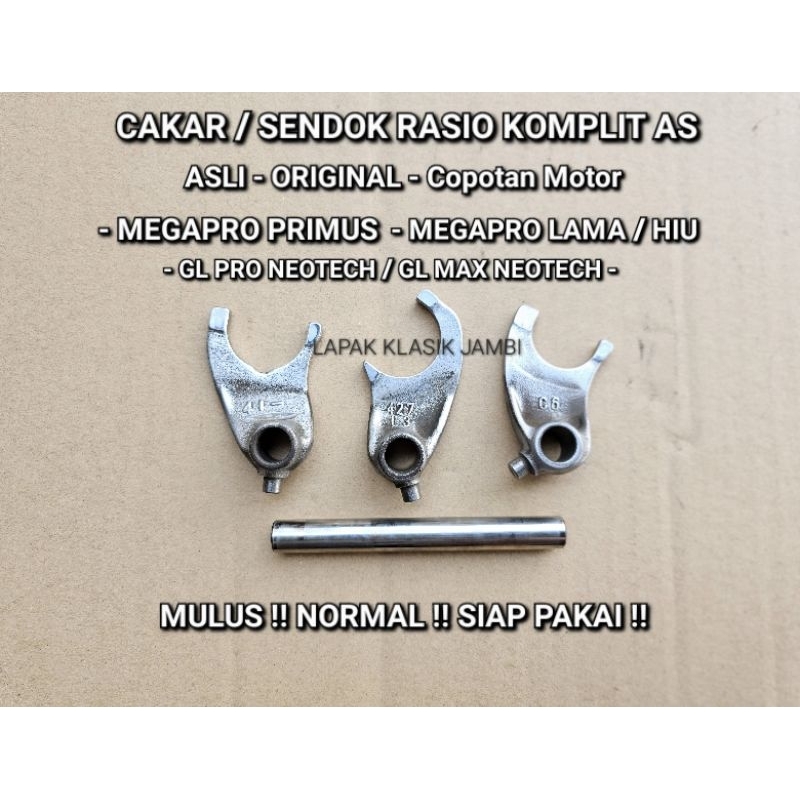 Cawuk Cakaran Rasio Tranmisi MEGAPRO PRIMUS MEGAPRO LAMA HIU GL PRO NEOTECH MAX NEOTECH Original Cop