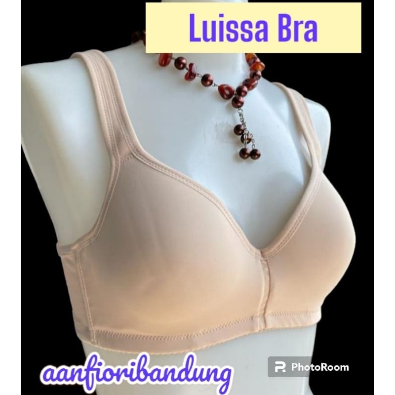 FIORI Bra LUISSA | Bra Tanpa Kawat Tanpa Busa | Busa Cetak Tipis Kait 2