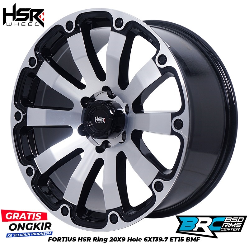 VELG MOBIL FORTUNER HUMMER PAZERO TRITON EVEREST FORTIUS HSR R20X9 H6X139,7 ET15 BMF