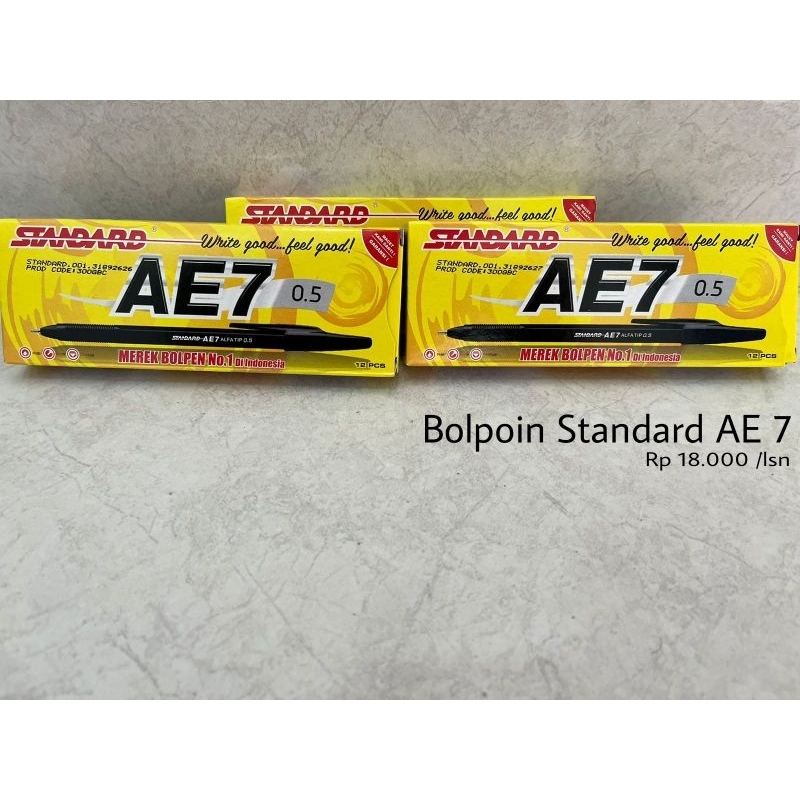 

Bolpoin Standard AE 7 Fine 0.5 mm Black