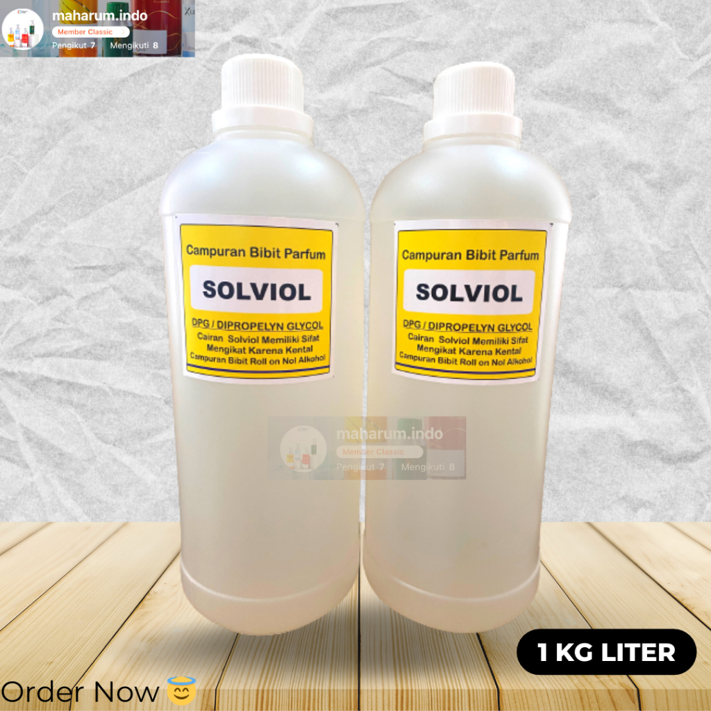 Campuran Pelarut Bibit Parfume SOLVIOL - DEP - DPG Grade A Varian Kemasan - SOLVIOL GRADE A pelarut 