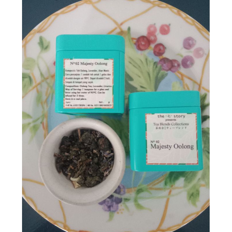 

majesty oolong no.2, tea blend oolong dan lavender