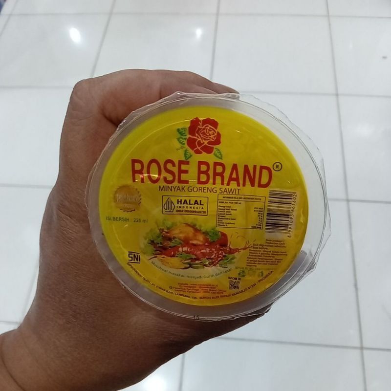 

Mahbubah - Rose Brand 220 ml Minyak Goreng Cup Gelas