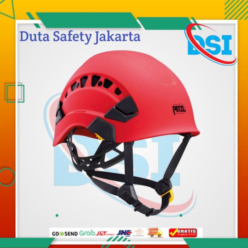 PETZL VERTEX VENT RED HELMET - SAFETY HELMET PETZL ORIGINAL