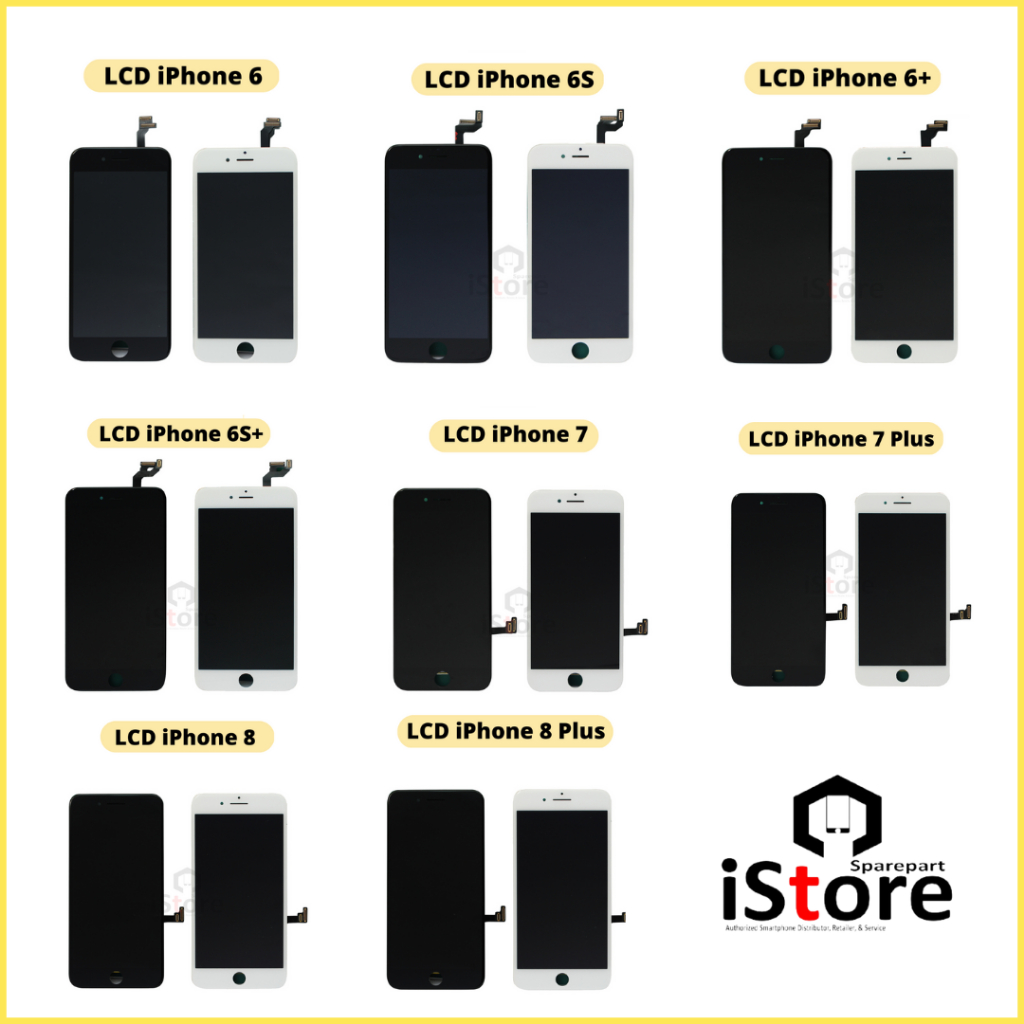 Lcd iPhone 6 6+ 6S 6S+ 7 7+ 8 8+ Plus All Tipe Original 100%