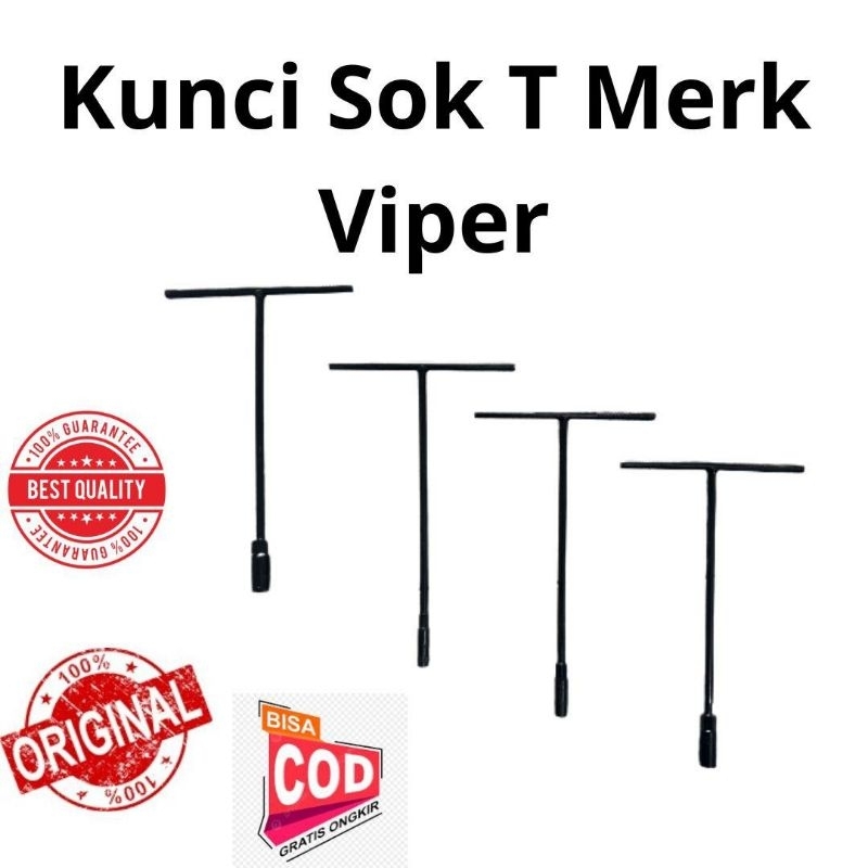 Kunci sok / kunci shock T set merk viper merk oliq Uk 8-10-12-14