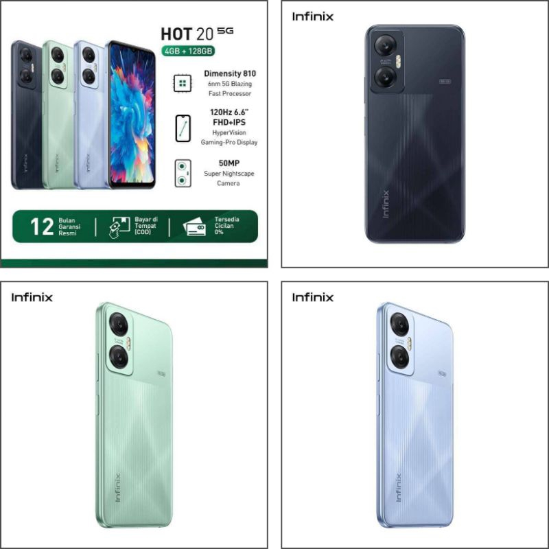 Infinix Hot 20 5G 4GB 128GB