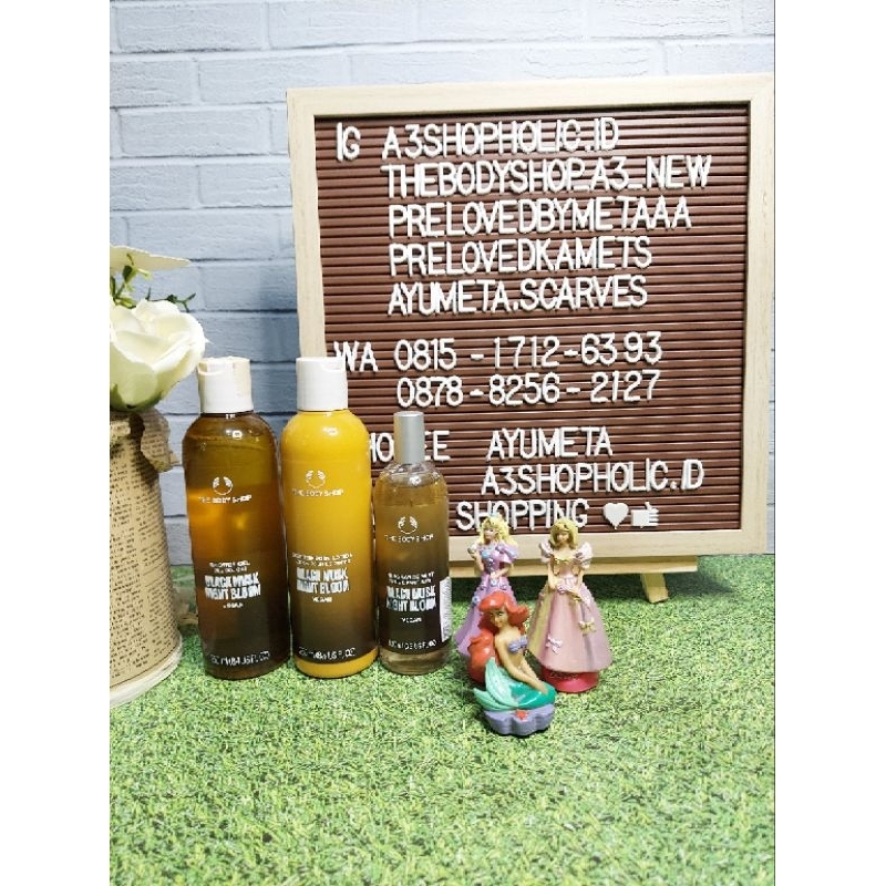 THE BODY SHOP BLACK MUSK NIGHT BLOOM COLLECTION ORIGINAL