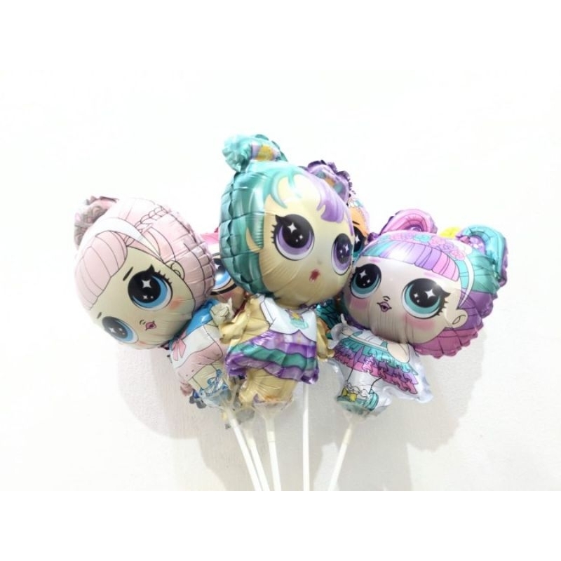 Balon Foil Angin Boneka LOL obral supermurah