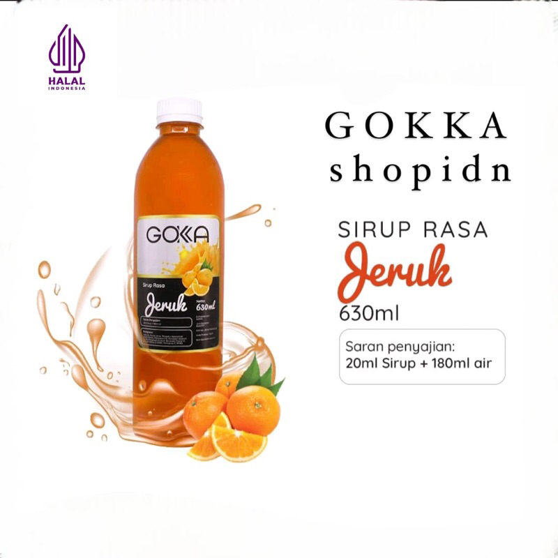 

Sirup Gokka Jeruk 630ML - Gokka Syrup Orange 630ML [GOKKA SYRUP 630ML]