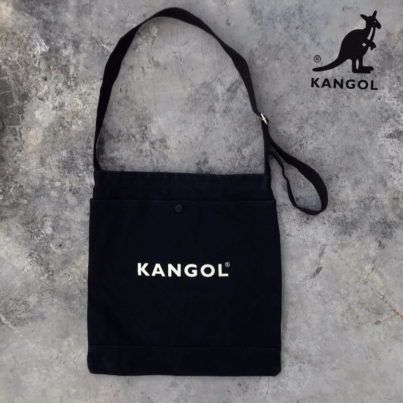 KANGOL TOTEBAG CANVAS 2way original | tas kangol pria wanita