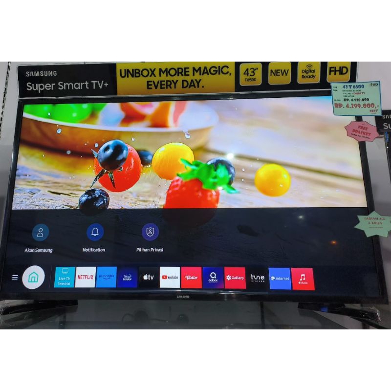 TV Samsung 43 inch T6500