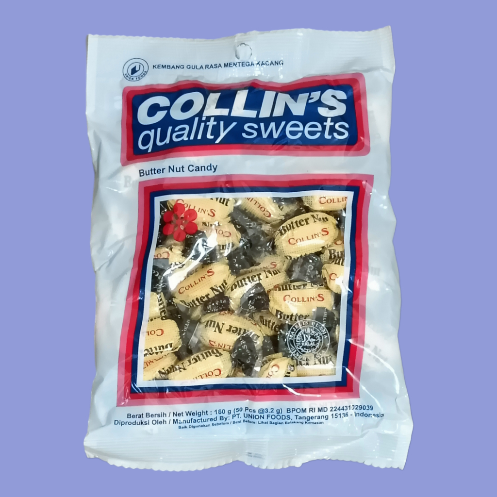 

Union Butternut Collins Permen Kacang [50 Pcs/sak]