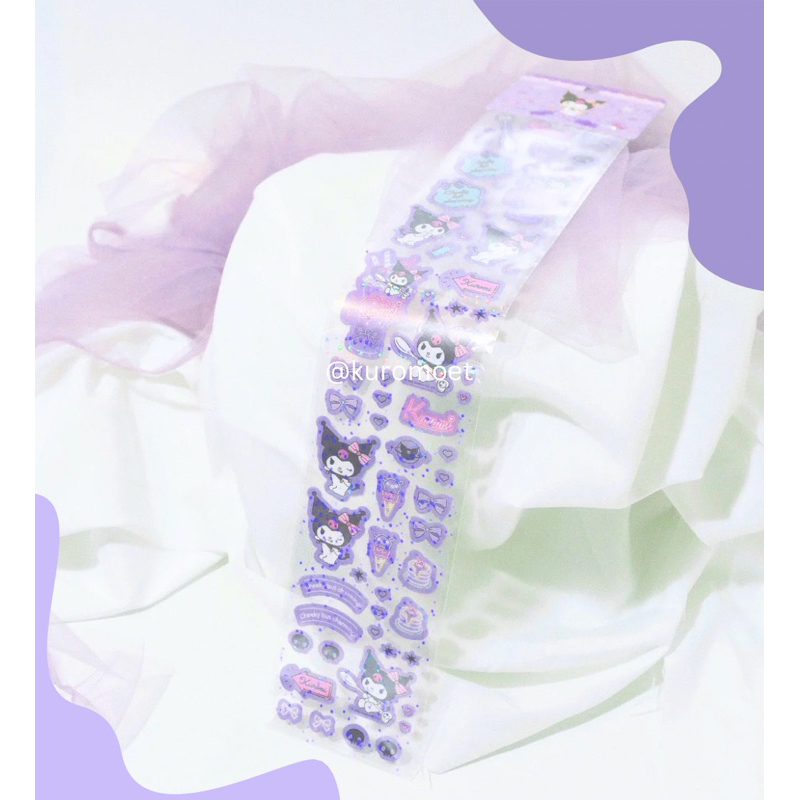 

Sanrio KUROMI pvc aesthetic sticker