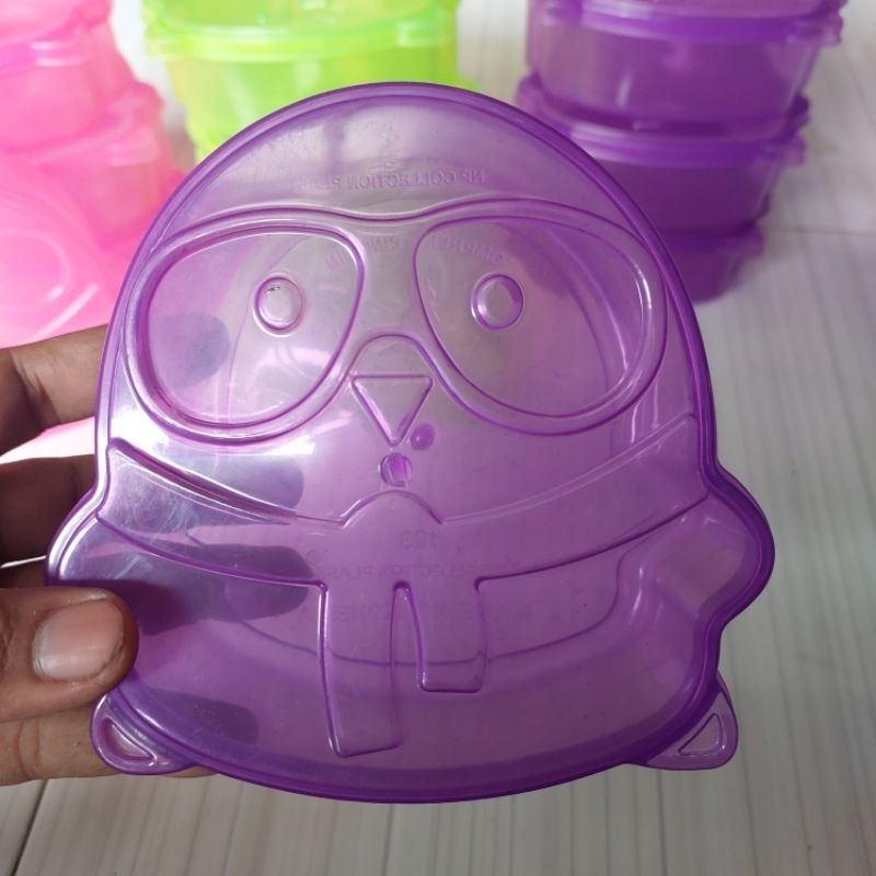 tempat makan penguin / ompreng pinguin / tempat makan karakter murah/ kotak makan mini souvenir mura