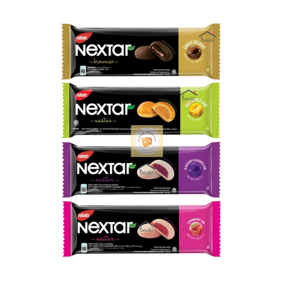 

Nextar Nabati Nastar Strawberry Jam / Blueberry Jam / Choco Delight / Pineapple Jam Pack