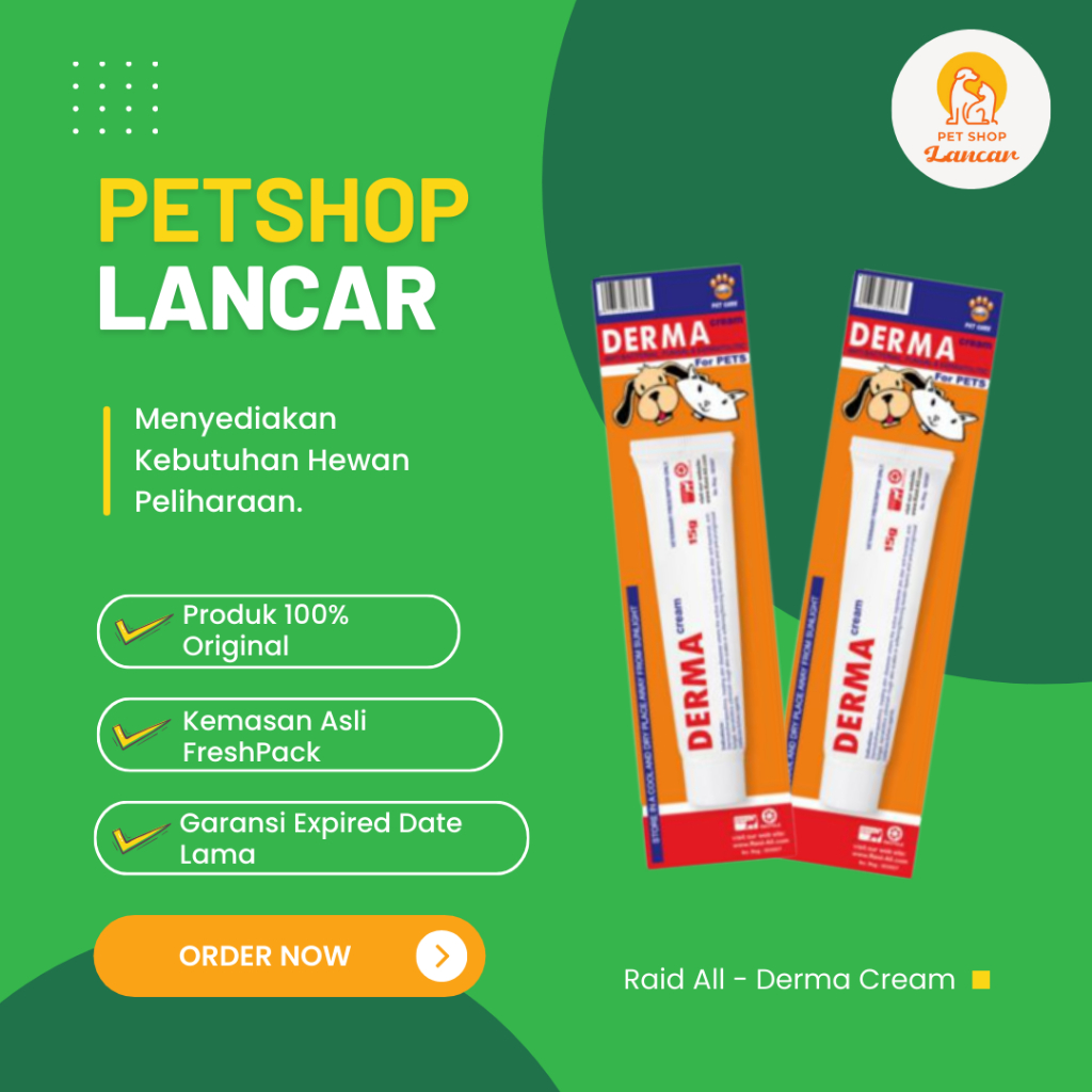 Derma Cream Salep Jamur Anjing / Salep Jamur Kucing