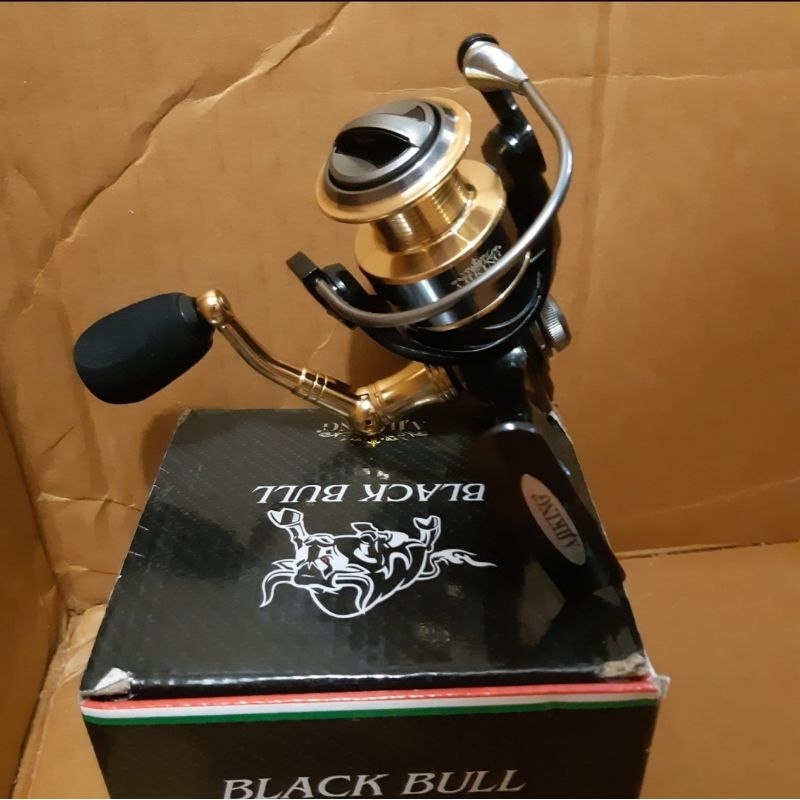 Reel Pancing Ajiking Black Bull 500 Power Handle