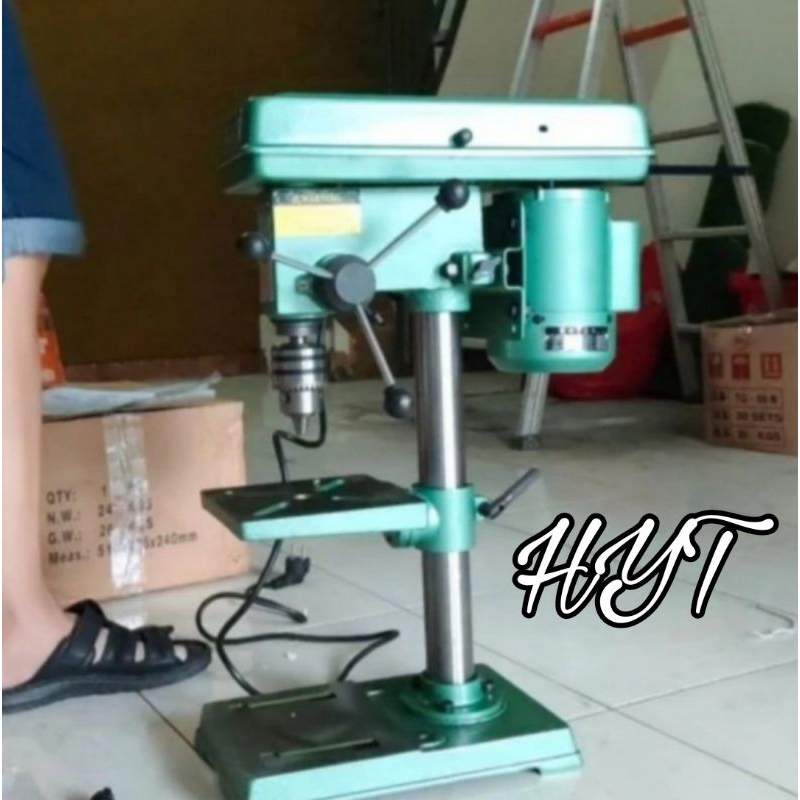 Mesin Bor Duduk Drill Press Body Pendek 16Mm West King terbaru