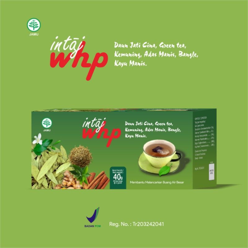 

INTAJ WHP / TEH DAUN JATI CINA/ TEH HERBBAL (ISI 20)