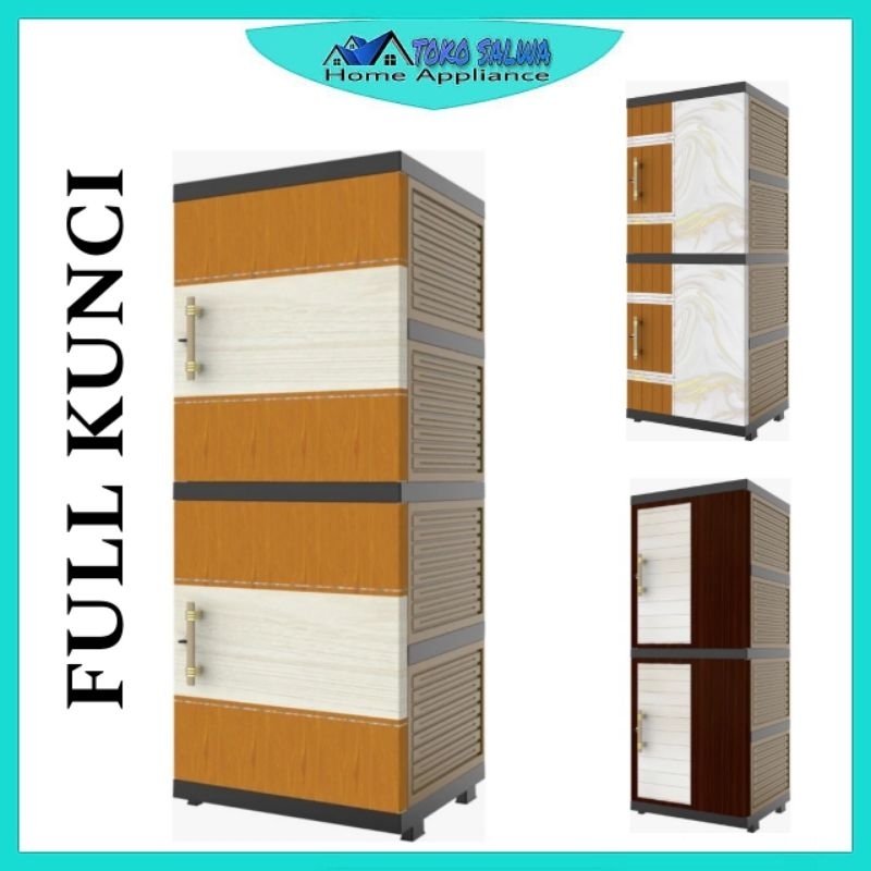 LEMARI PLASTIK/LEMARI MODEL LACI NACASE SUSUN 4 NAIBA 7204