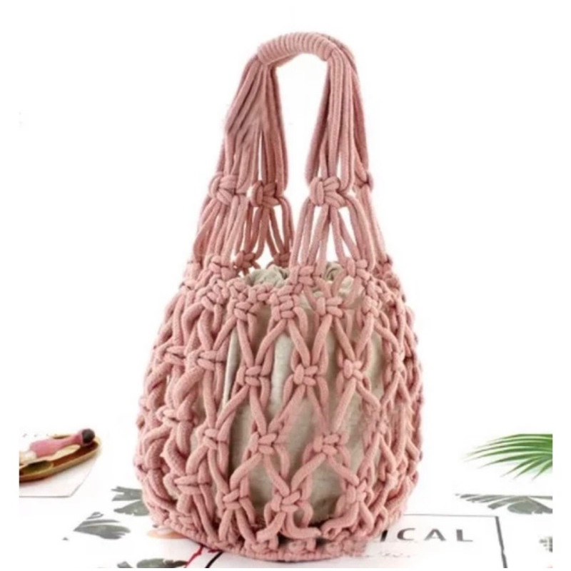 (Preloved) Tas Rajut Bucket