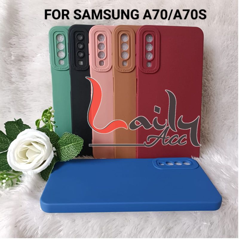 SOFT CASE MACARON PRO CAMERA SAMSUNG A70/A70S SILIKON CANDY 3D TPU
