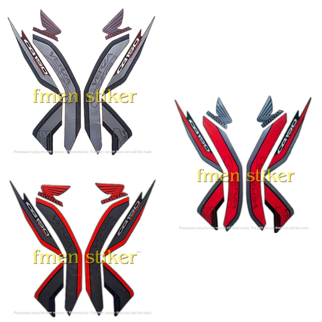 stiker lis motor honda cb150 verza 2019