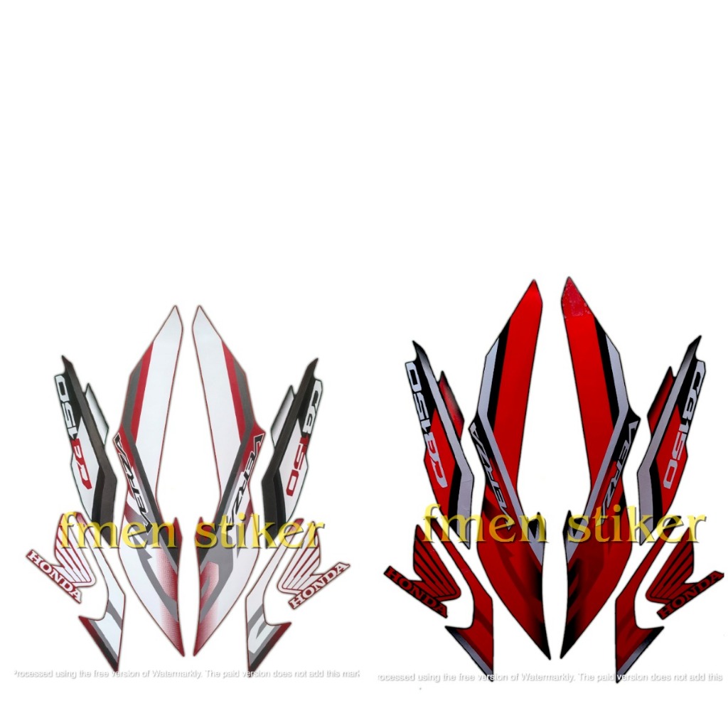 stiker lis motor honda cb150 verza 2021 cw