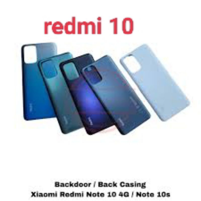 backdoor casing redmi 10/redmi 10s