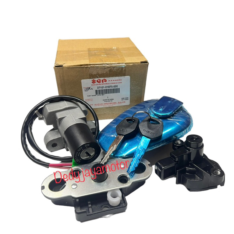 KUNCI KONTAK ASSY THUNDER 125 PRODUK ASLI SUZUKI SGP 100% 37101-01870-000