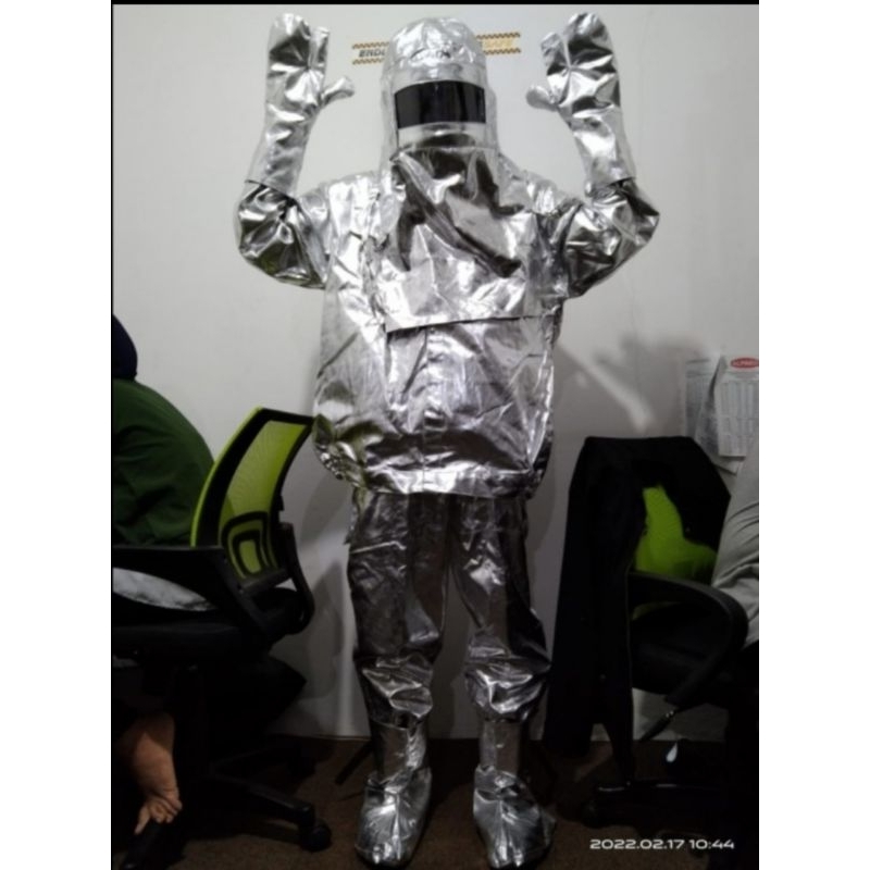 Baju Tahan Panas Alumunium Suit / Baju Aluminized Fire Proximity Suit