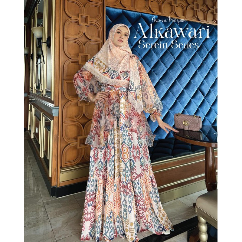 SEREIN Series | by Khanza Maryam • Set Scarf Ceruty • Set Khimar Instan