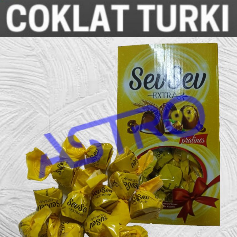 

Chocolate Sev Sev Extra Pralines Turkey 1kg Coklat Arab Sevsev Turki