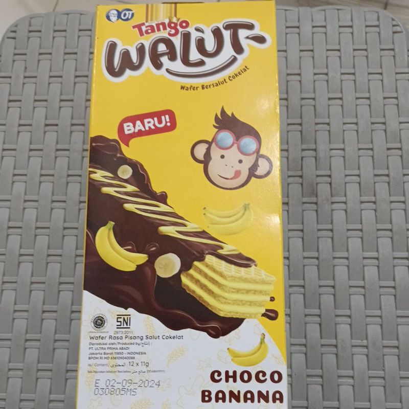 

tango walut wafer choco banana 12 x 11 gr