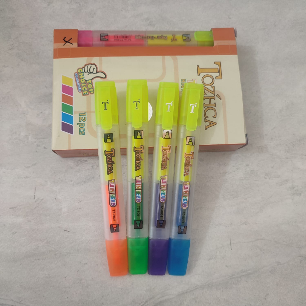 

STABILO HIGHLIGHTER PEN TOZHCA 2 WARNA BOLAK BALIK 1 PCS