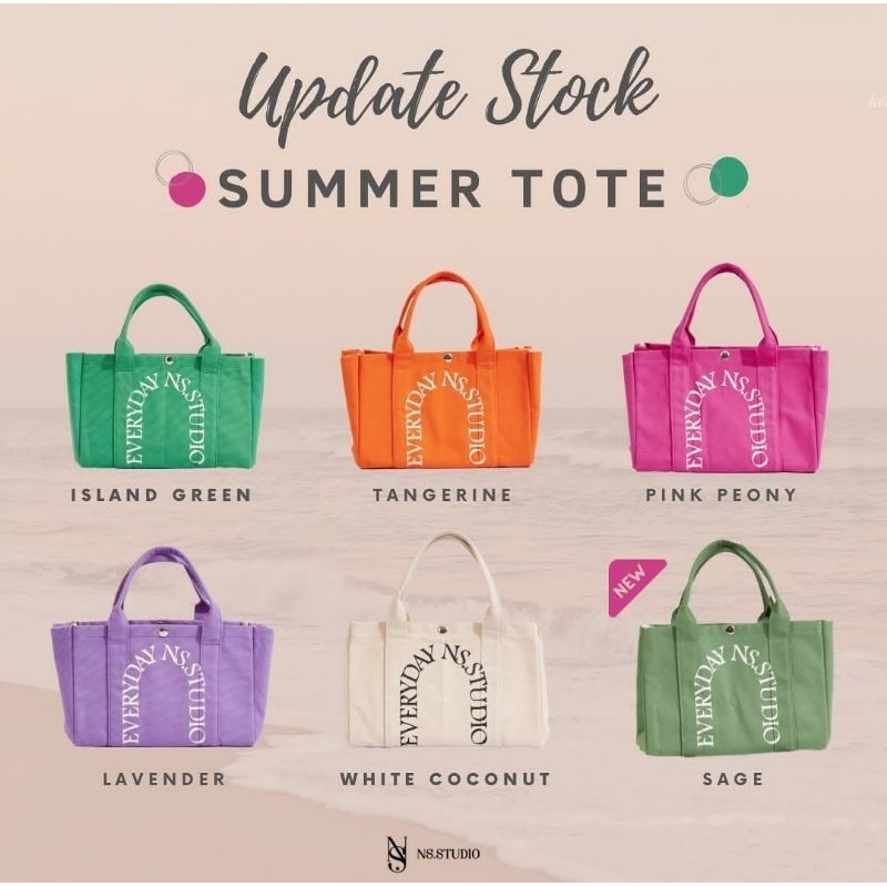 NS Studio Summer Tote Bag