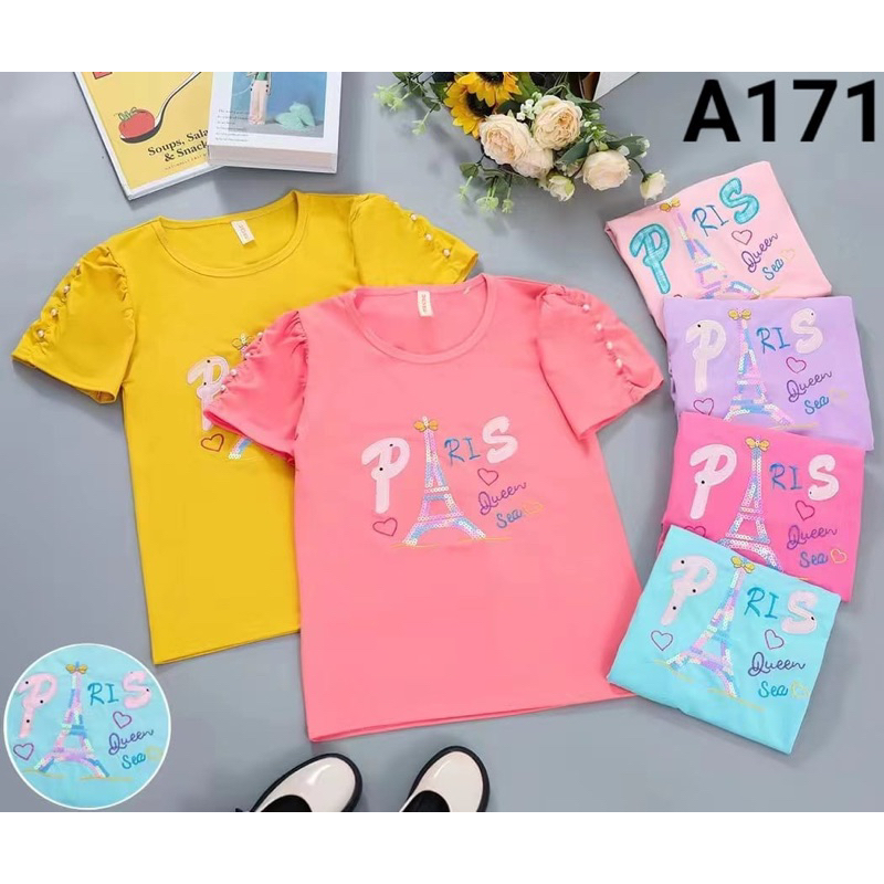 ATASAN IMPORT ANAK PEREMPUAN USIA 4-10 TAHUN/ATASAN IMPORT MOTIF BORDIR