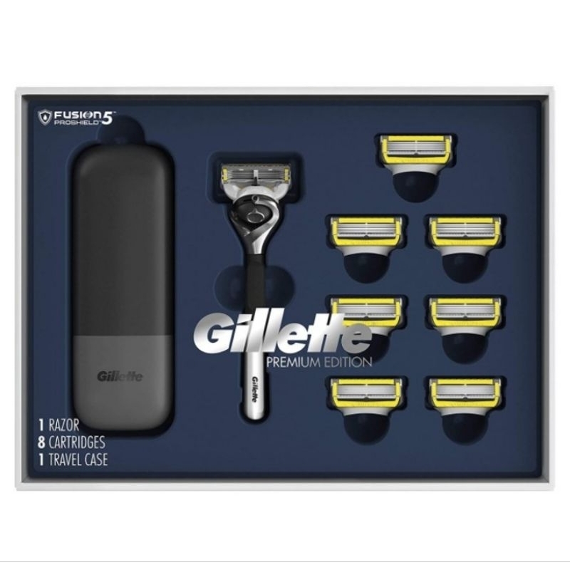 Gillette Fusion Proshield Pisau Cukur Manual 5 Bilah Nano FlexBall