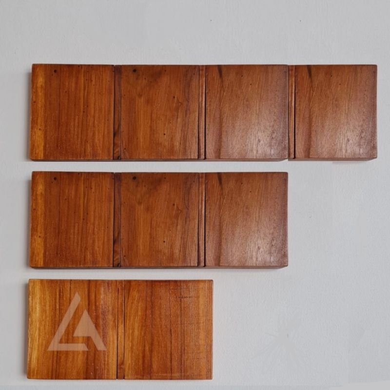 Frame Saklar Lampu Kayu Jati Asli 100% 3D Glow in the Dark/Frame Saklar